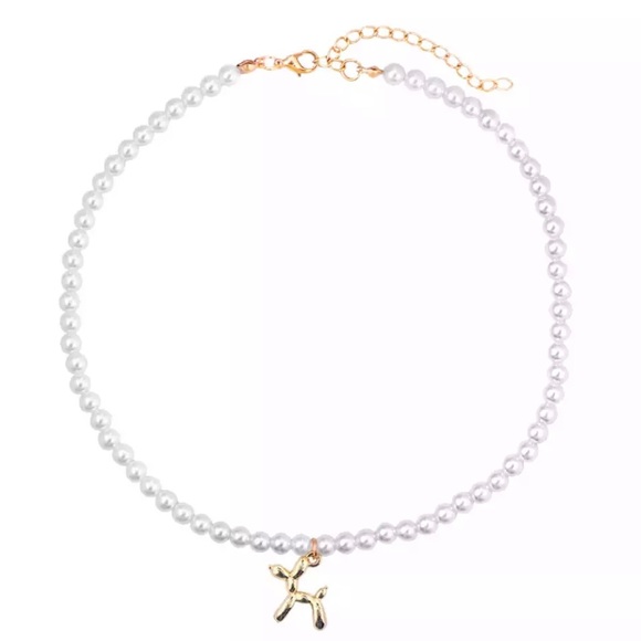 Zara PINK 420 bead+Cross 4-layer Multilayer Beaded Choker Poodle Balloon Dog - Picture 12 of 16